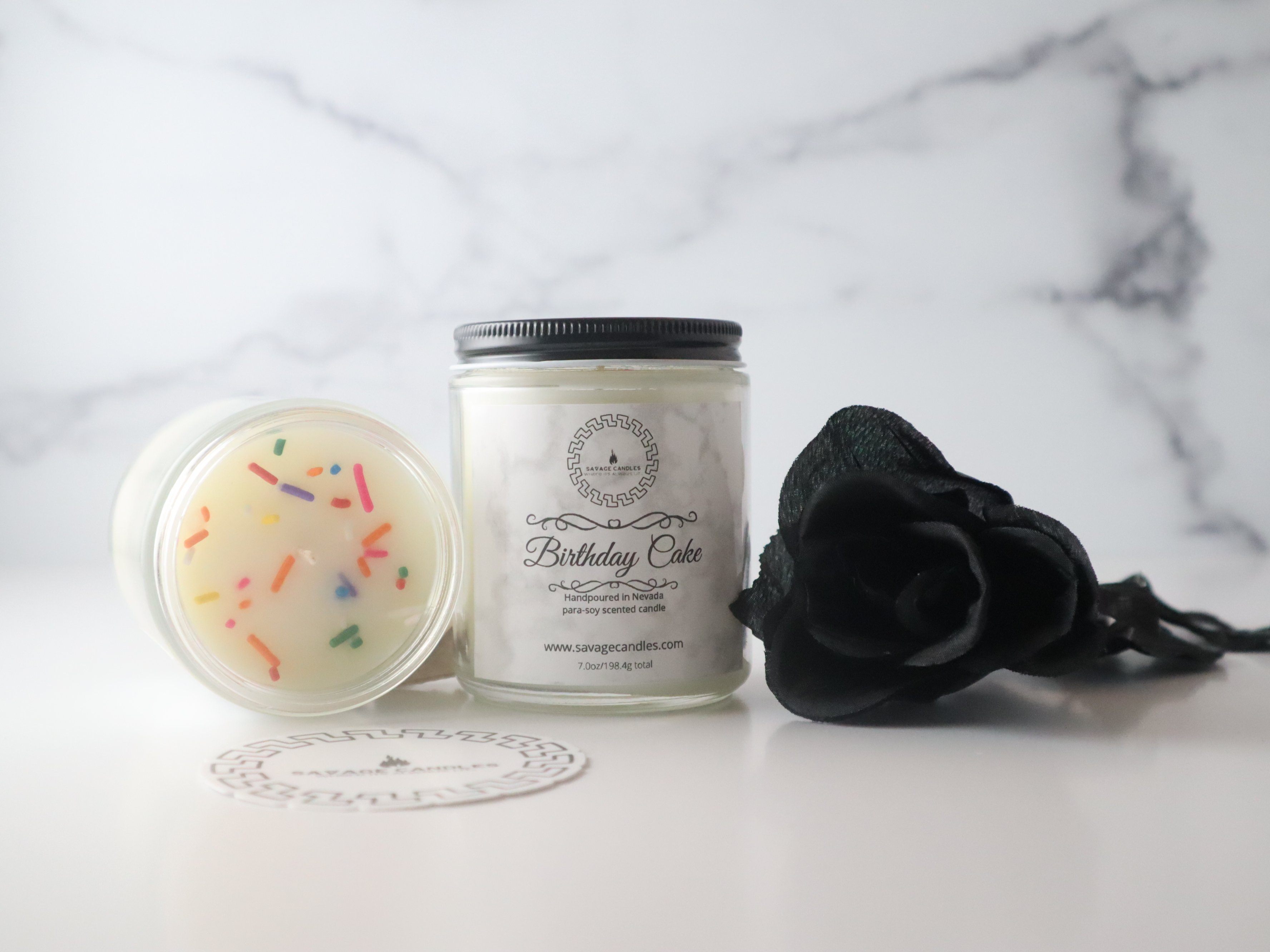 Birthday Cake Wax Melts SavageCandles 7oz Candle