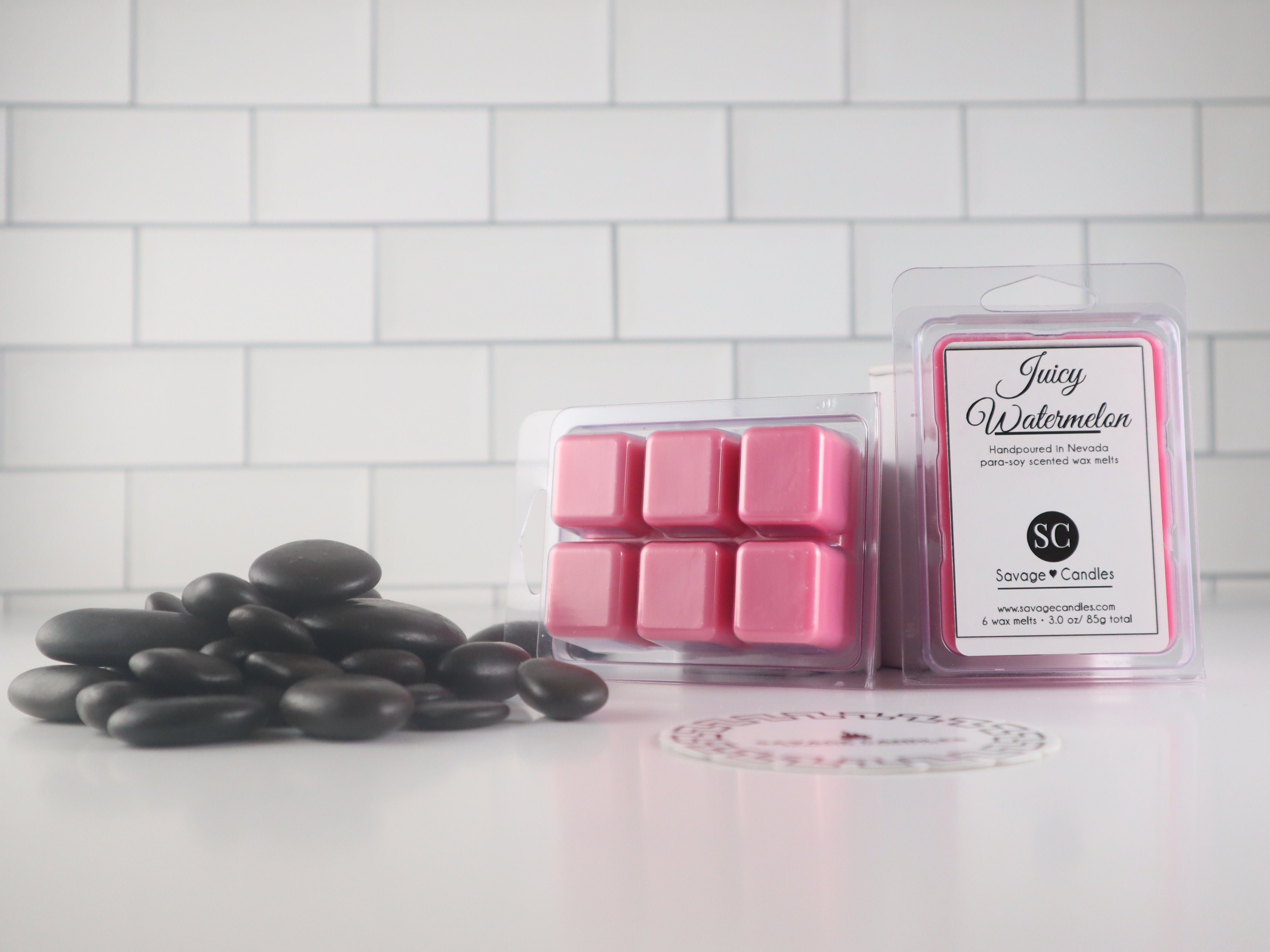Juicy Watermelon Wax Melts Savage Candles LLC