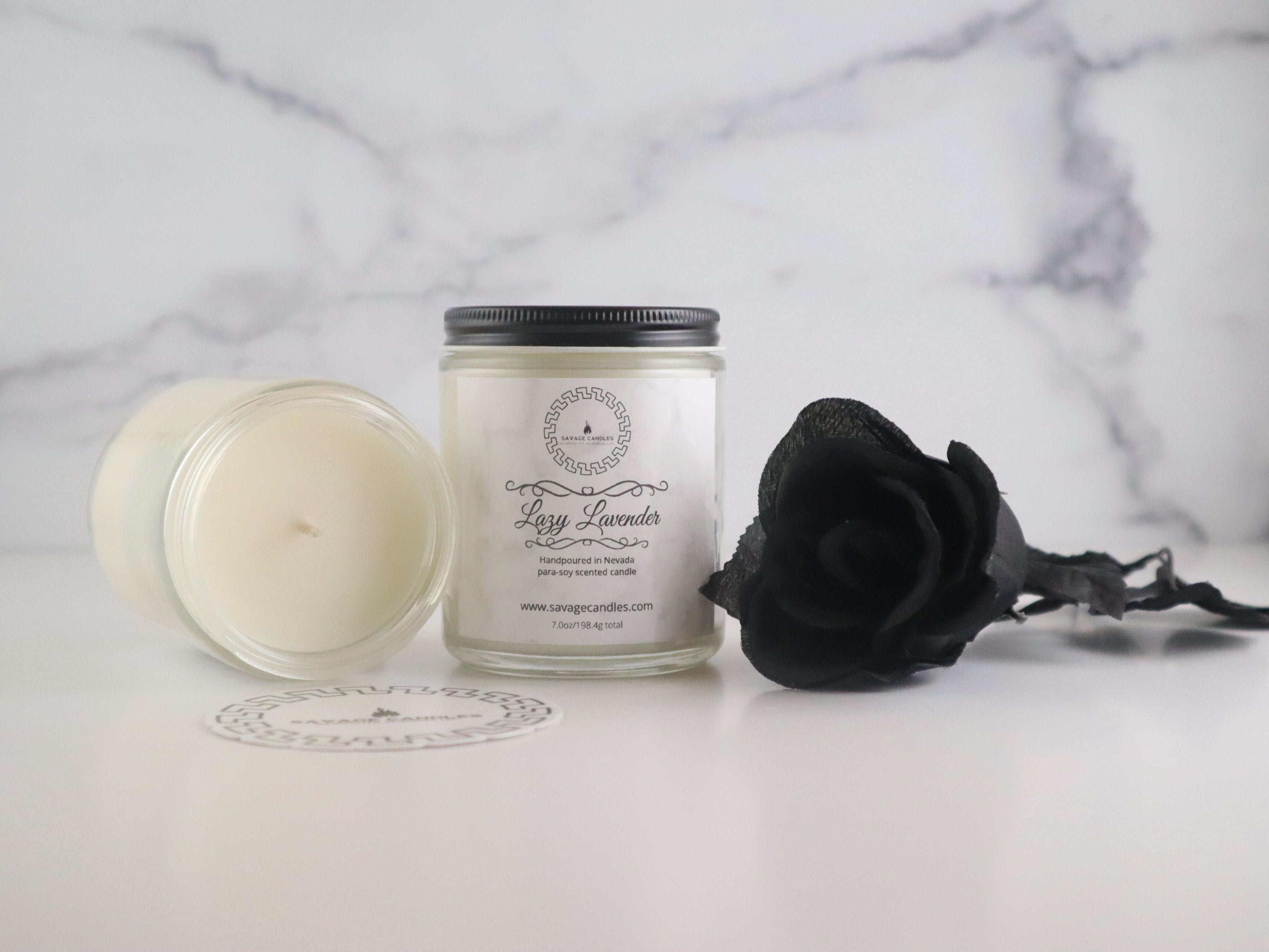 Lazy Lavender Wax Melts Savage Candles 7oz Candle