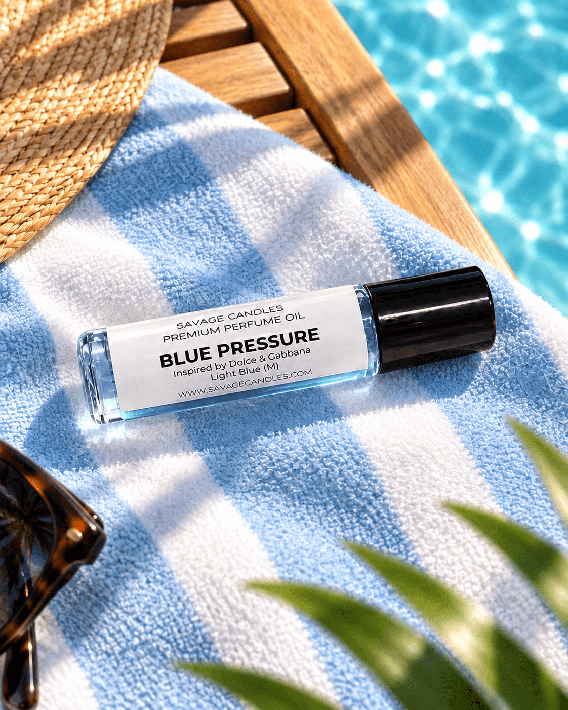 Savage Premium Body Oils Perfume & Cologne Savage Candles LLC Blue Pressure Inspired by Dolce Gabbana Light Blue (M) 