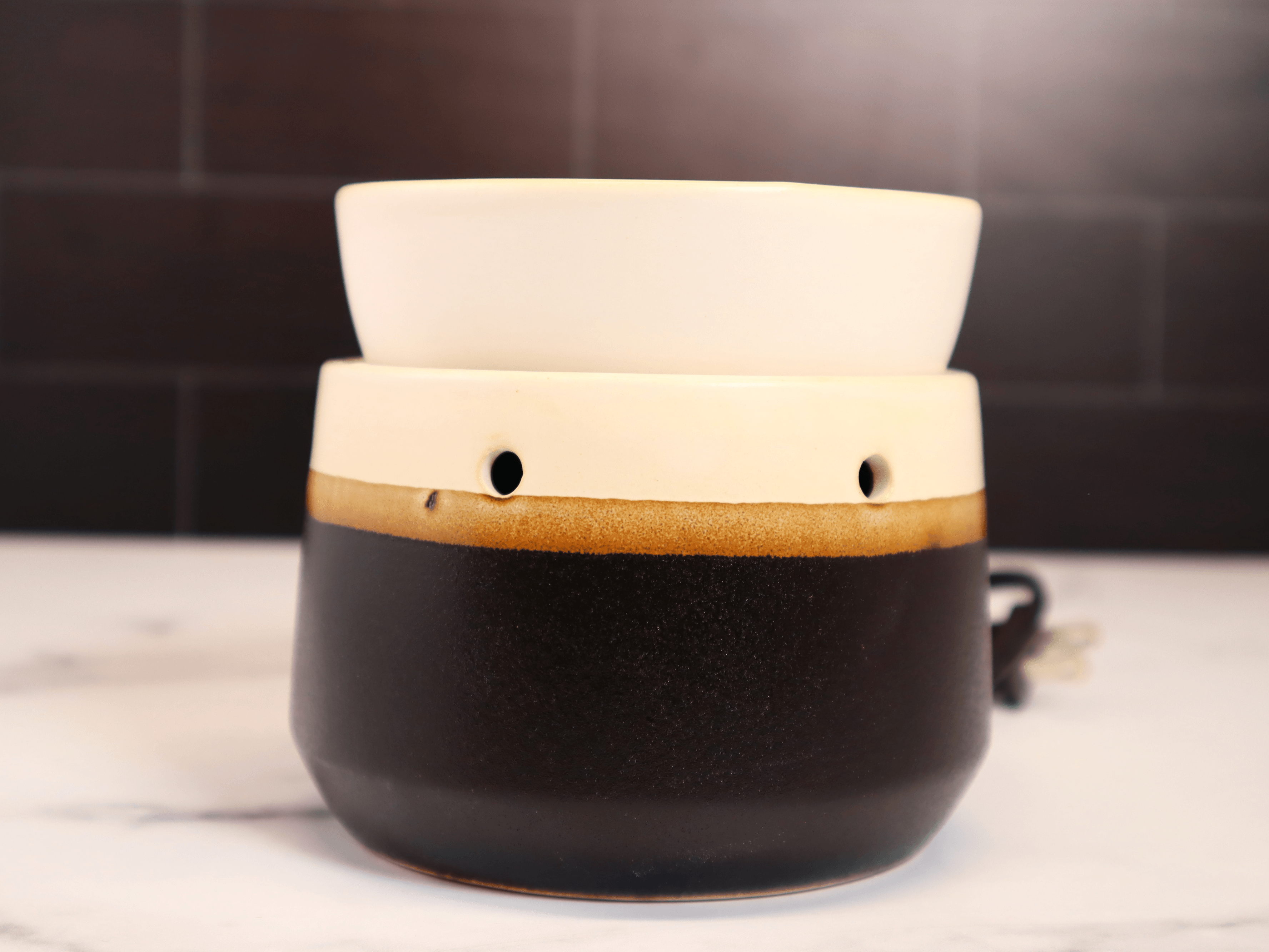 Wax Warmers Savage Candles Navy gold and white 