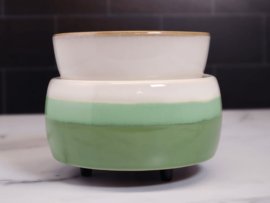 Wax Warmers Savage Candles Green and White 
