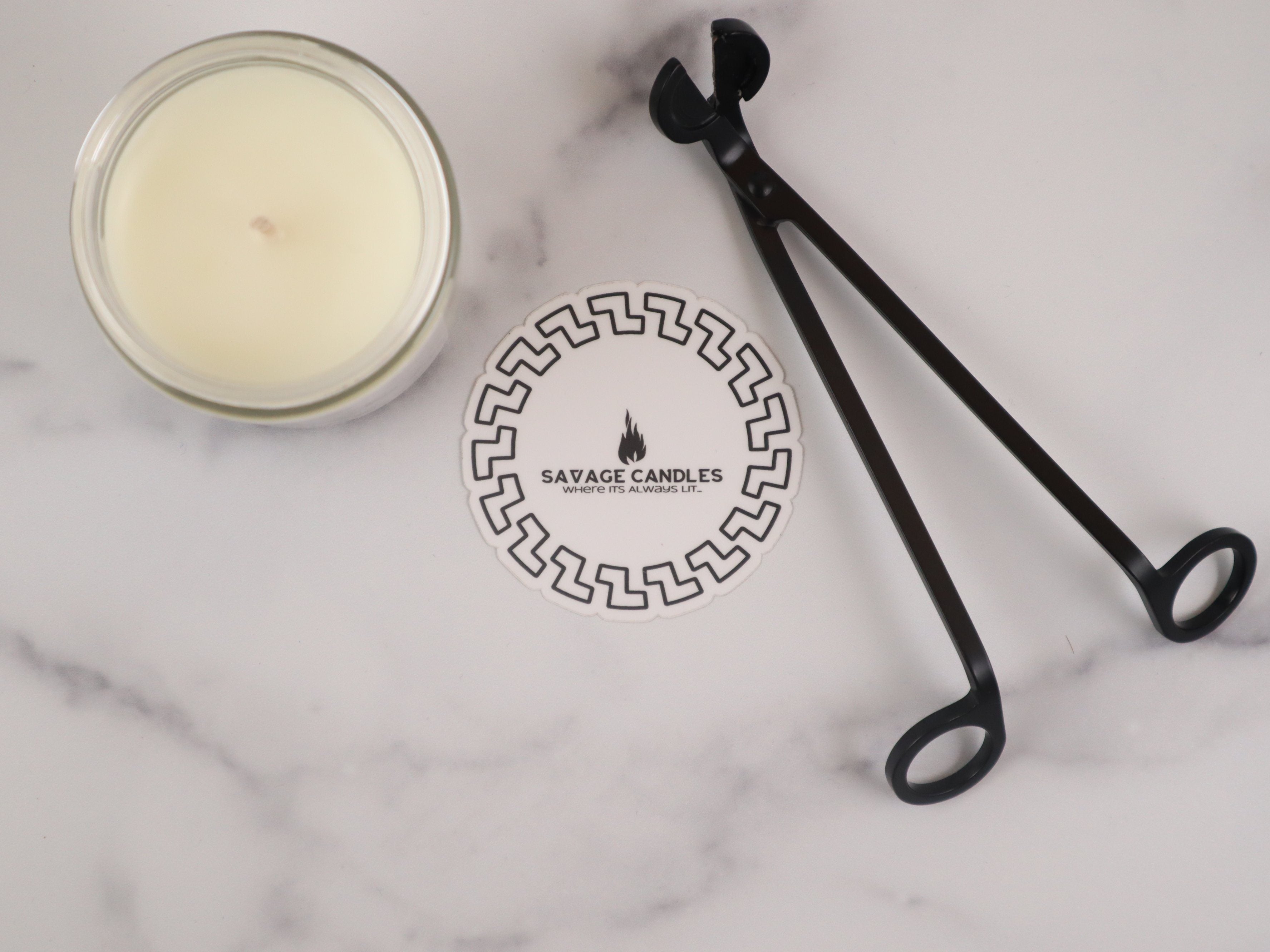 Wick Trimmers Savage Candles Black 