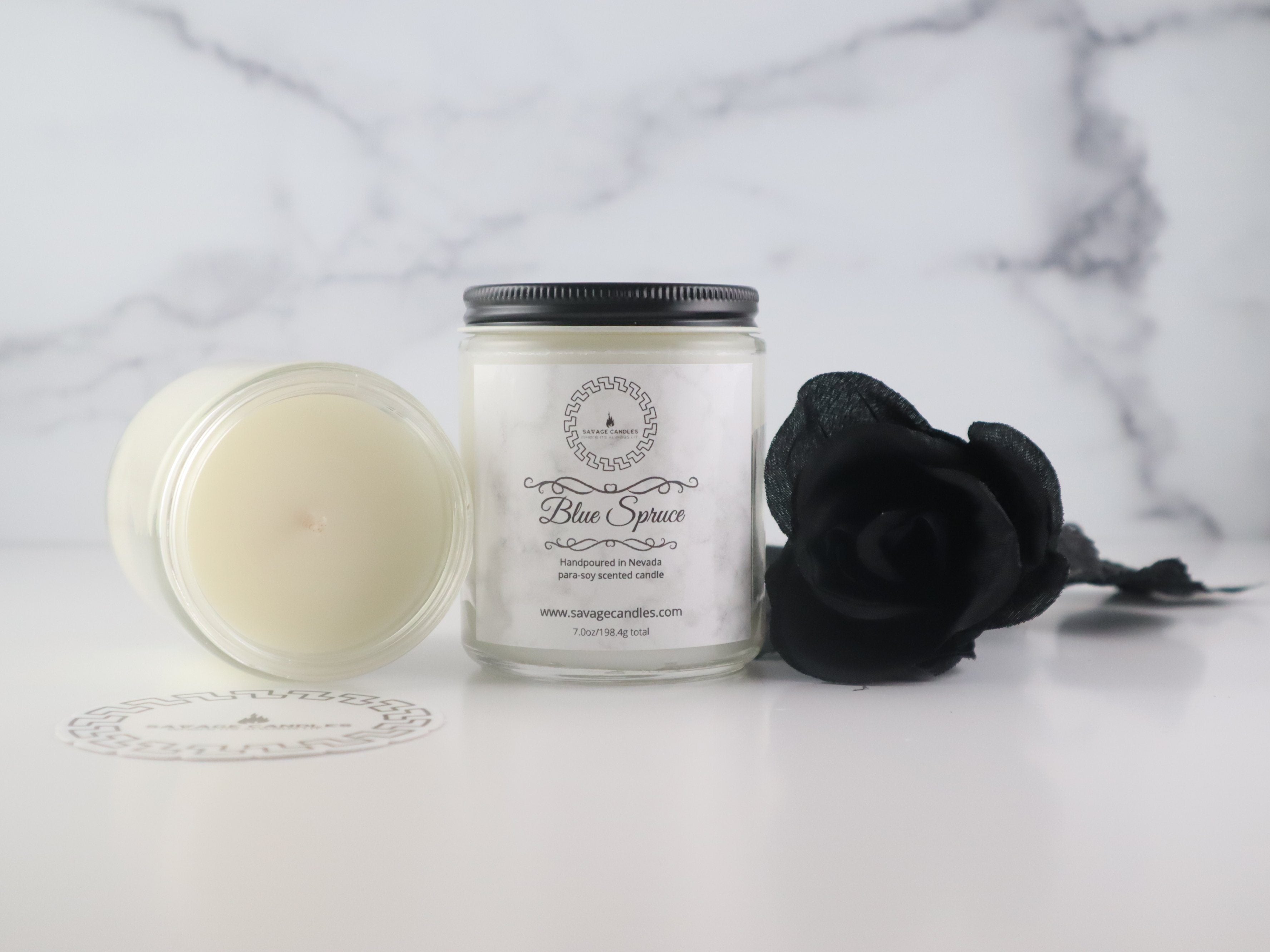 Blue Spruce Wax Melts Candles Savage Candles 7oz Candle 