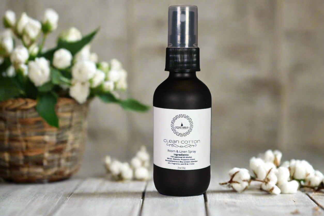 Clean Cotton (Room & Linen Spray) Room & Linen Spray Savage Candles LLC 