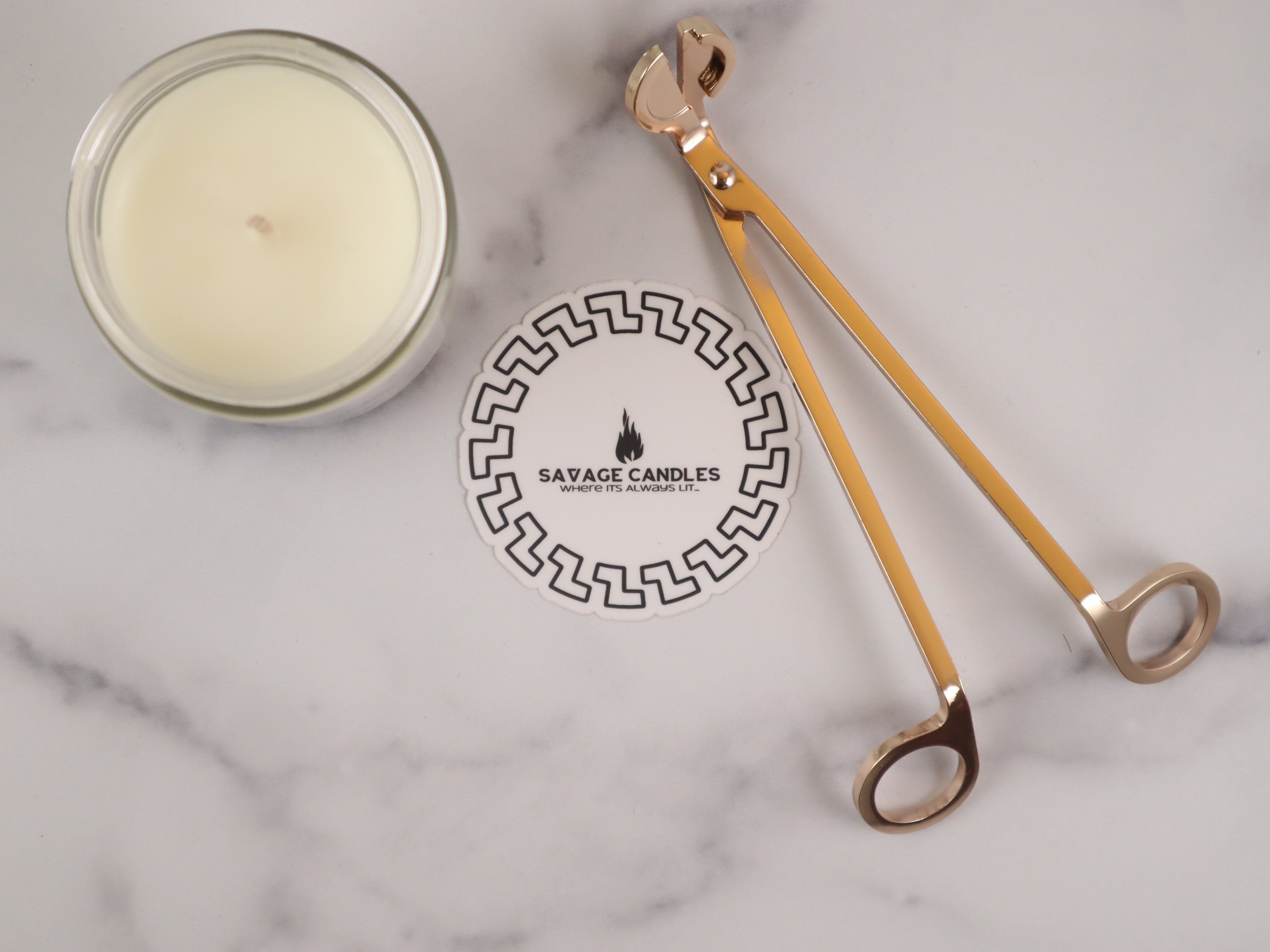 Wick Trimmers Savage Candles Gold 