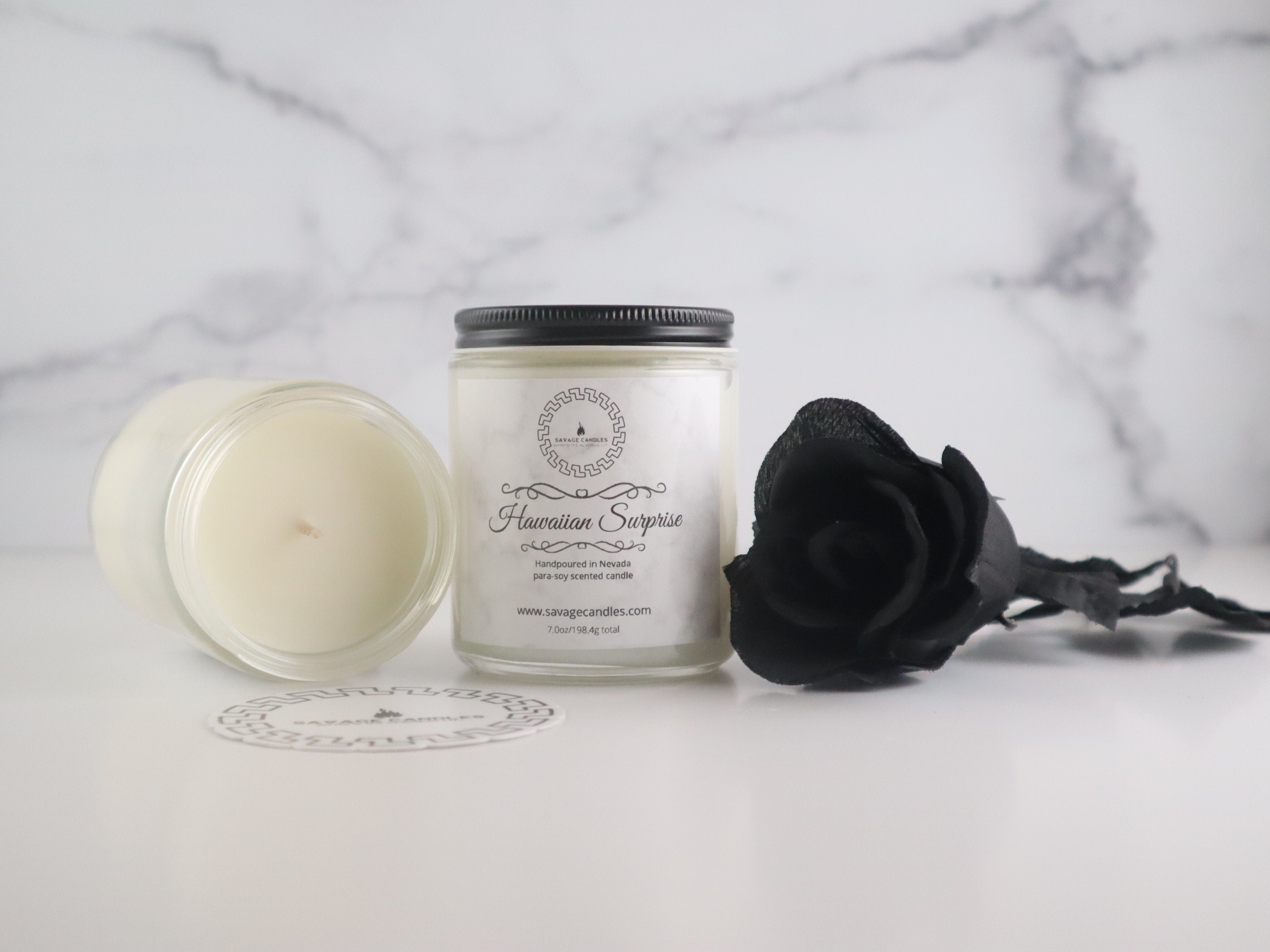 Hawaiian Surprise Wax Melts Savage Candles 7oz Candle 