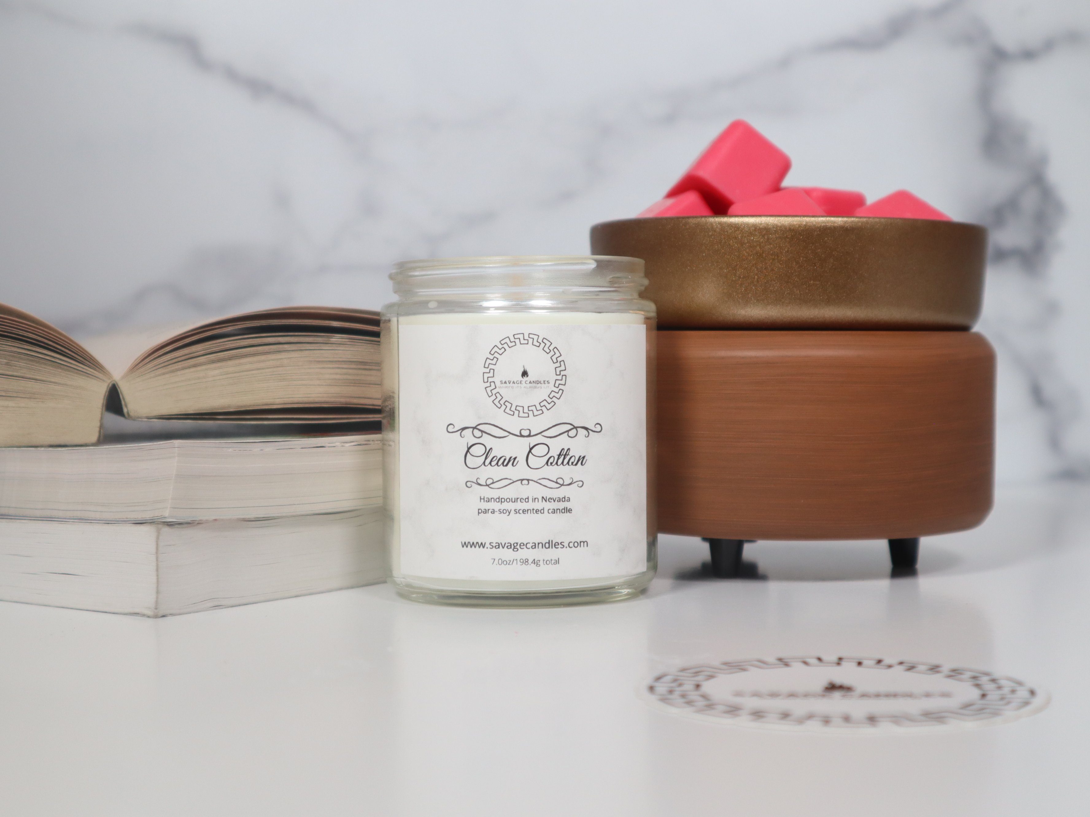 Ceramic 2-IN-1 Candle And Wax Warmer Savage Candles 