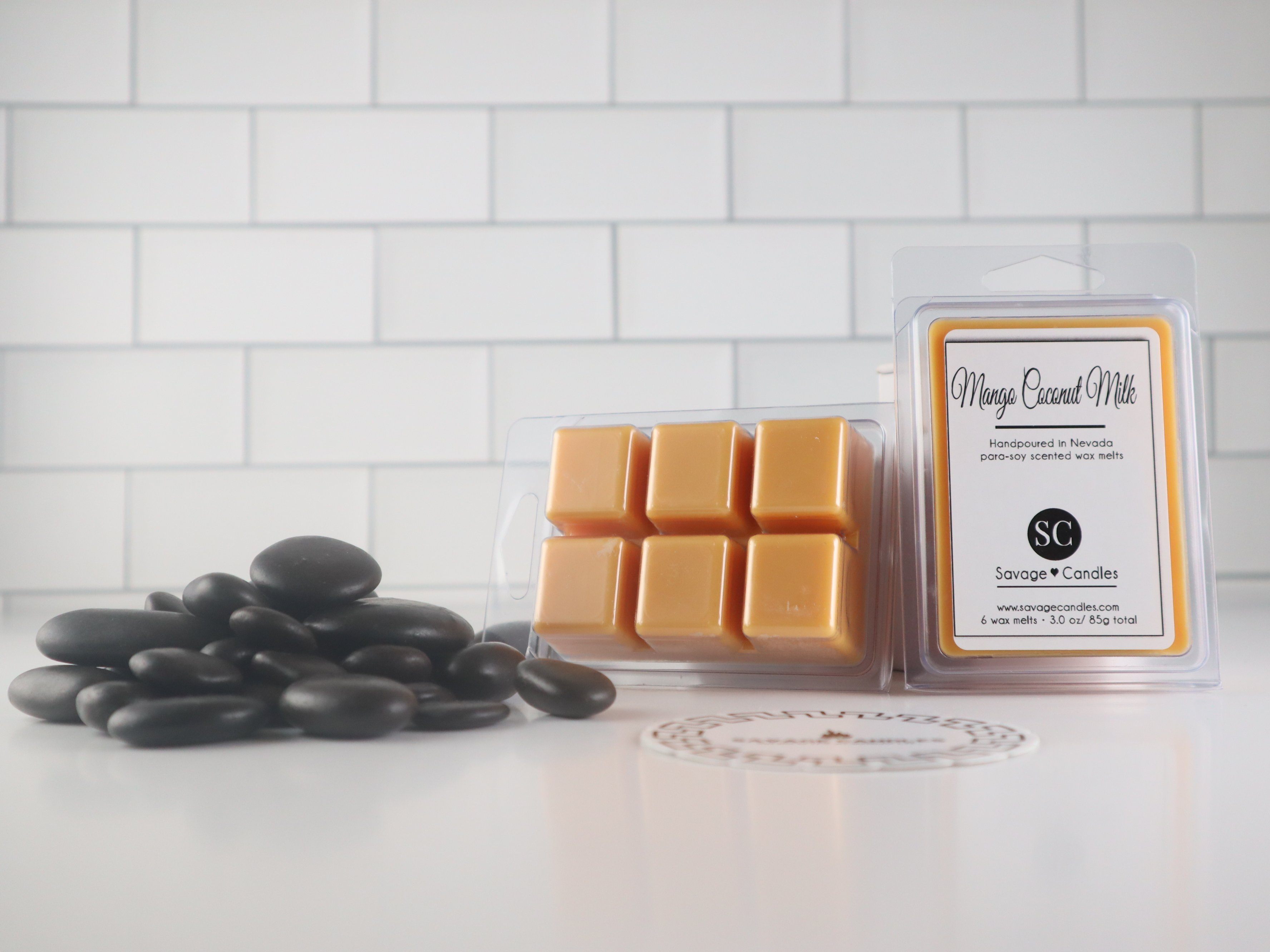 Mango & Coconut Milk Wax Melts Savage Candles LLC 