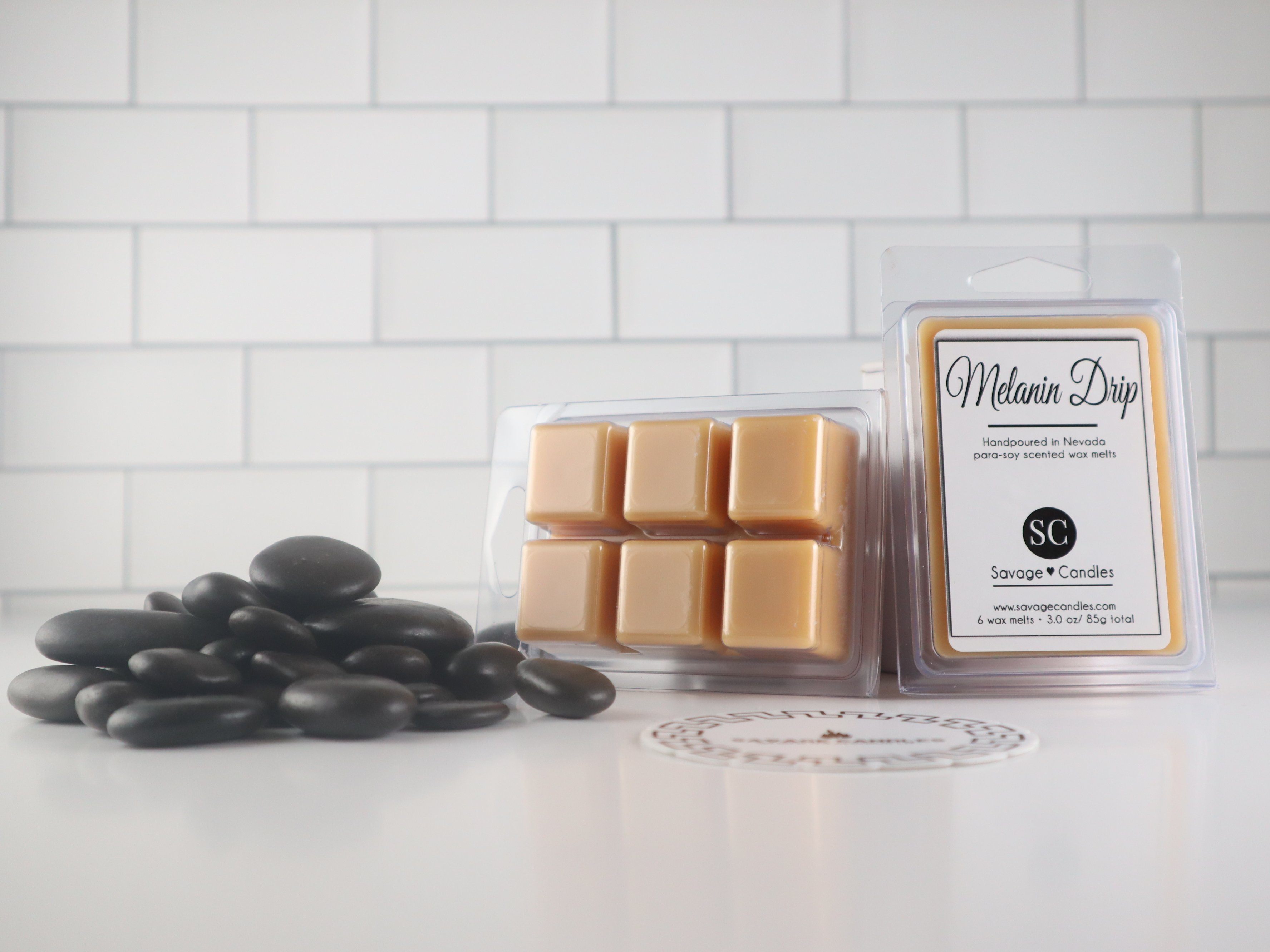 Melanin Drip Wax Melts Savage Candles LLC  cocoa butter cashmere