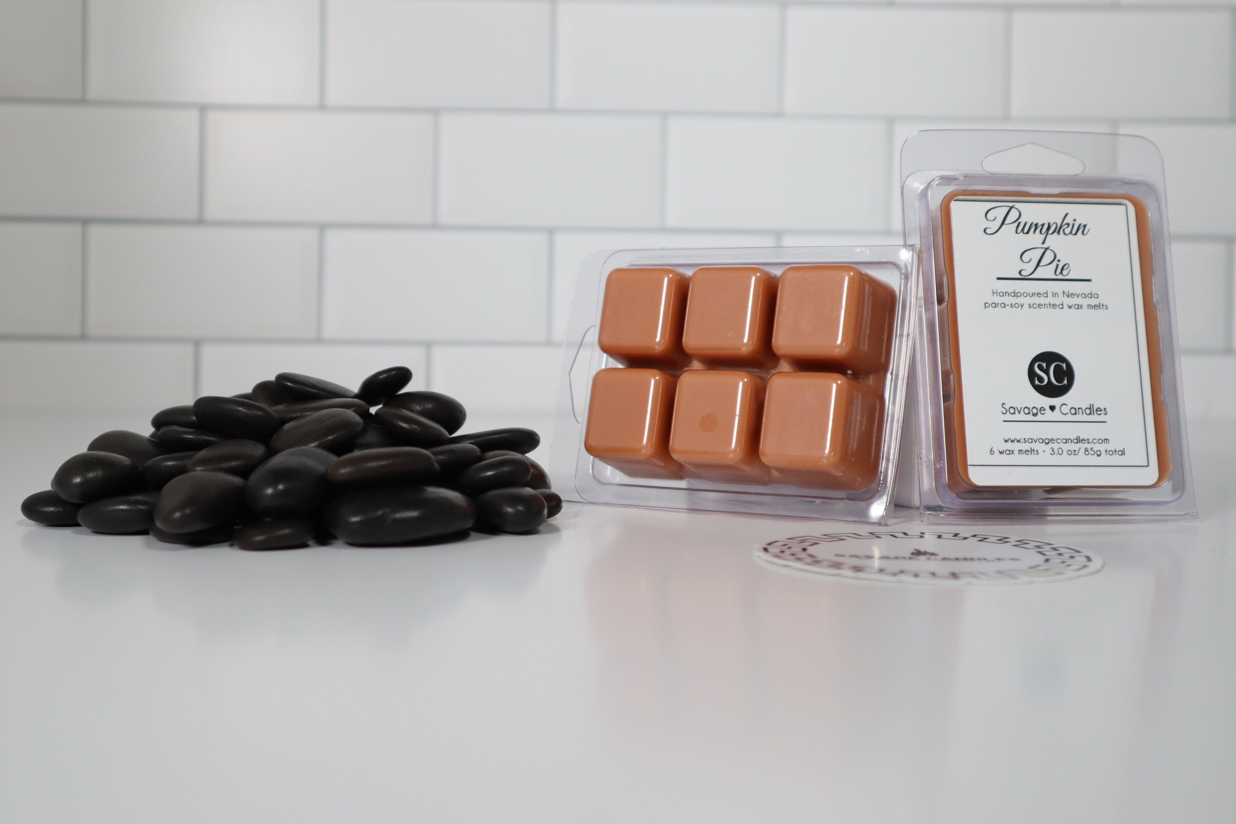 Pumpkin Pie Wax Melts Savage Candles LLC 