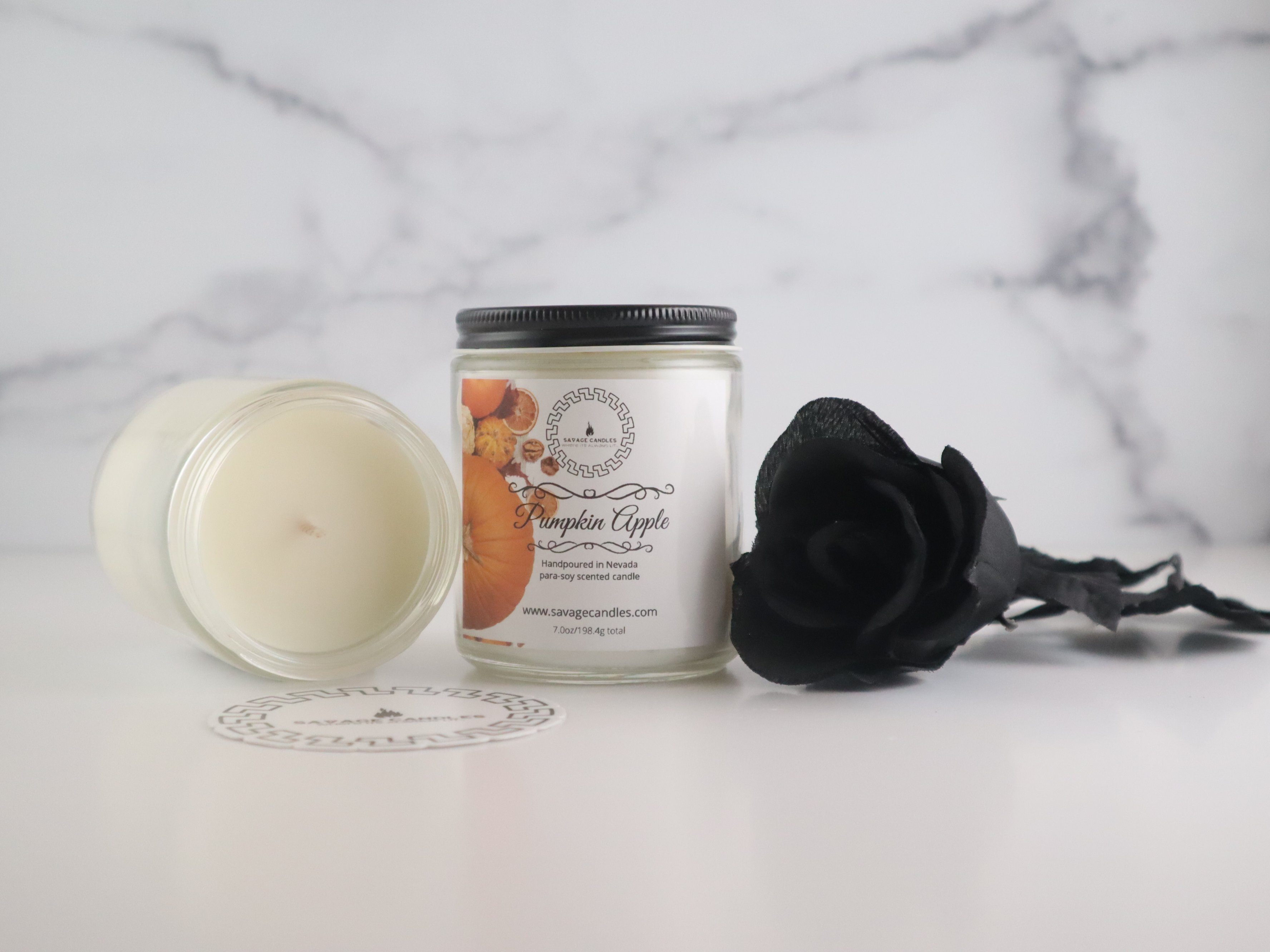 Pumpkin Apple Wax Melts SavageCandles 7oz Candle 