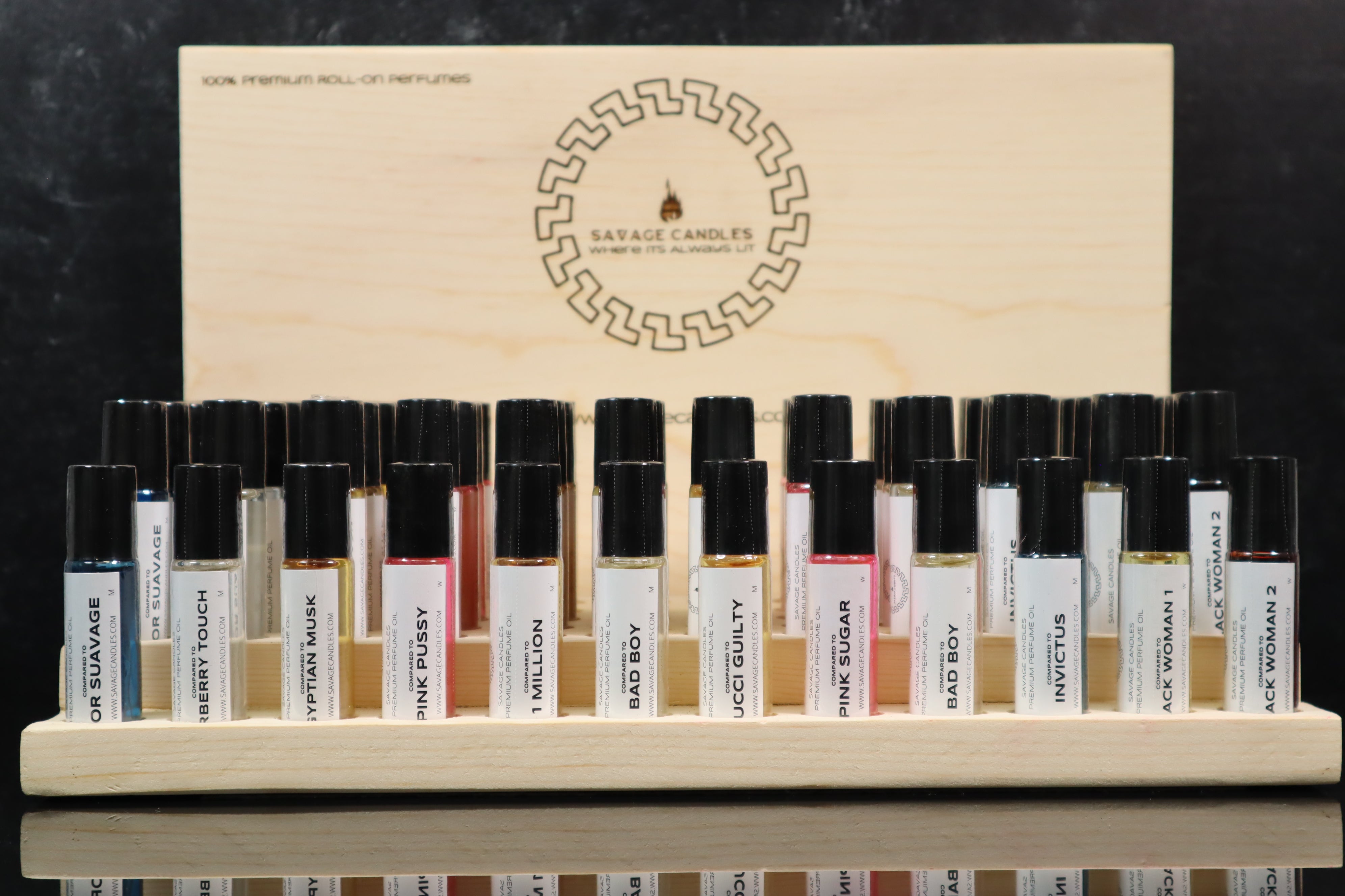 Roller Premium Perfume Body Oils 1/3 oz Perfume & Cologne Savage Candles oils
