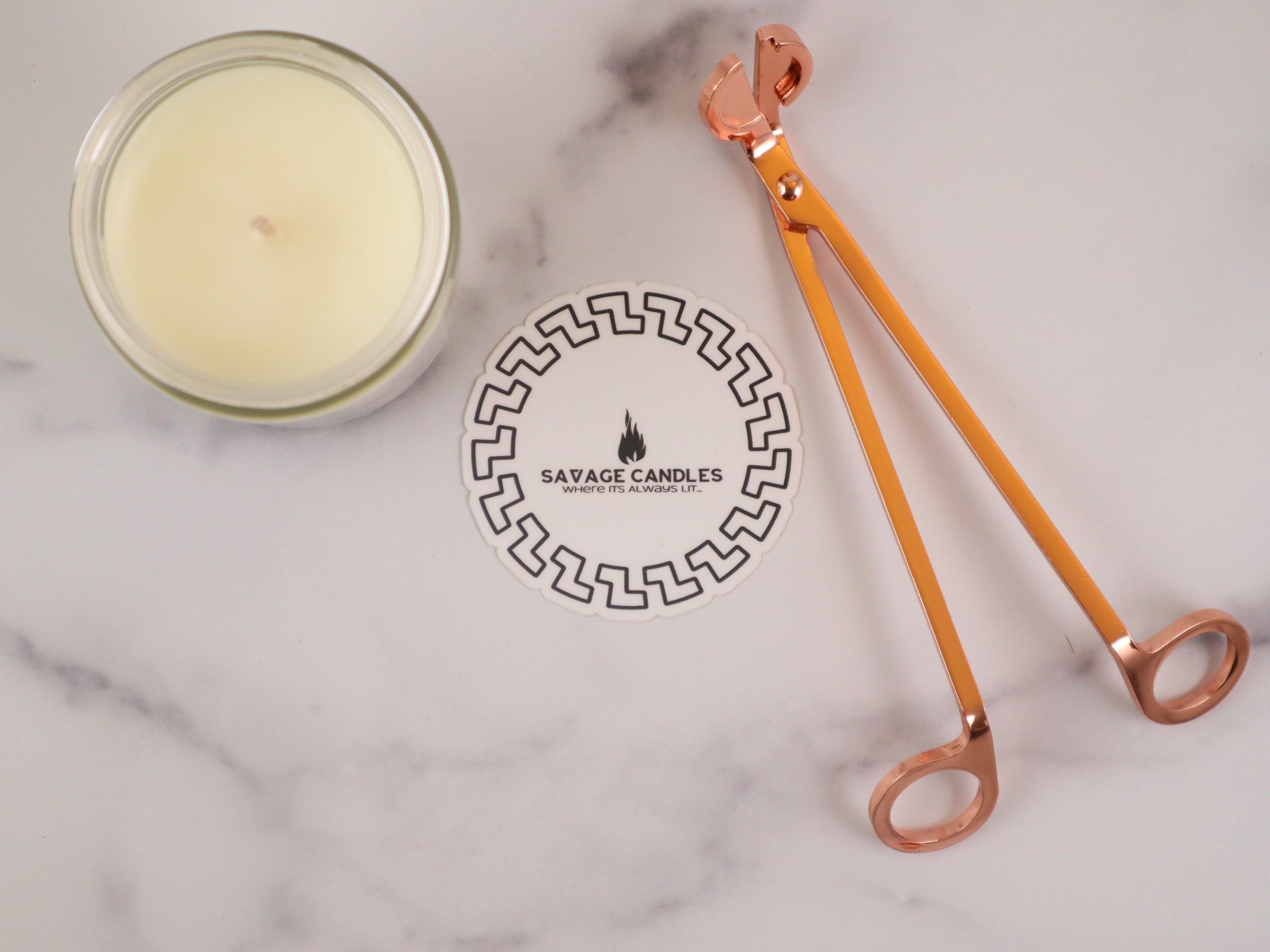 Wick Trimmers Savage Candles Rose Gold 