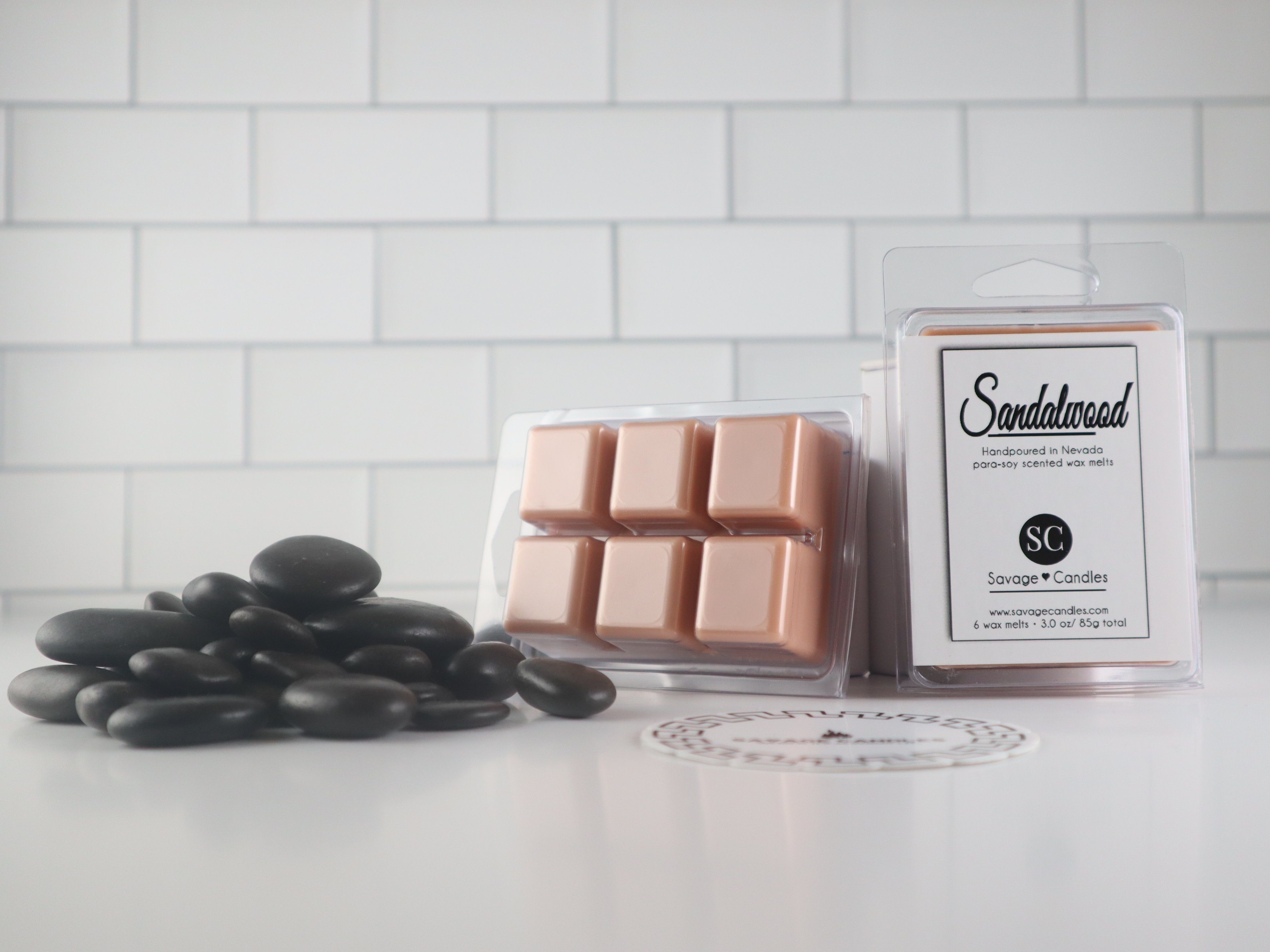 Sandalwood Scented Wax Melt Wax Melts Savage Candles 