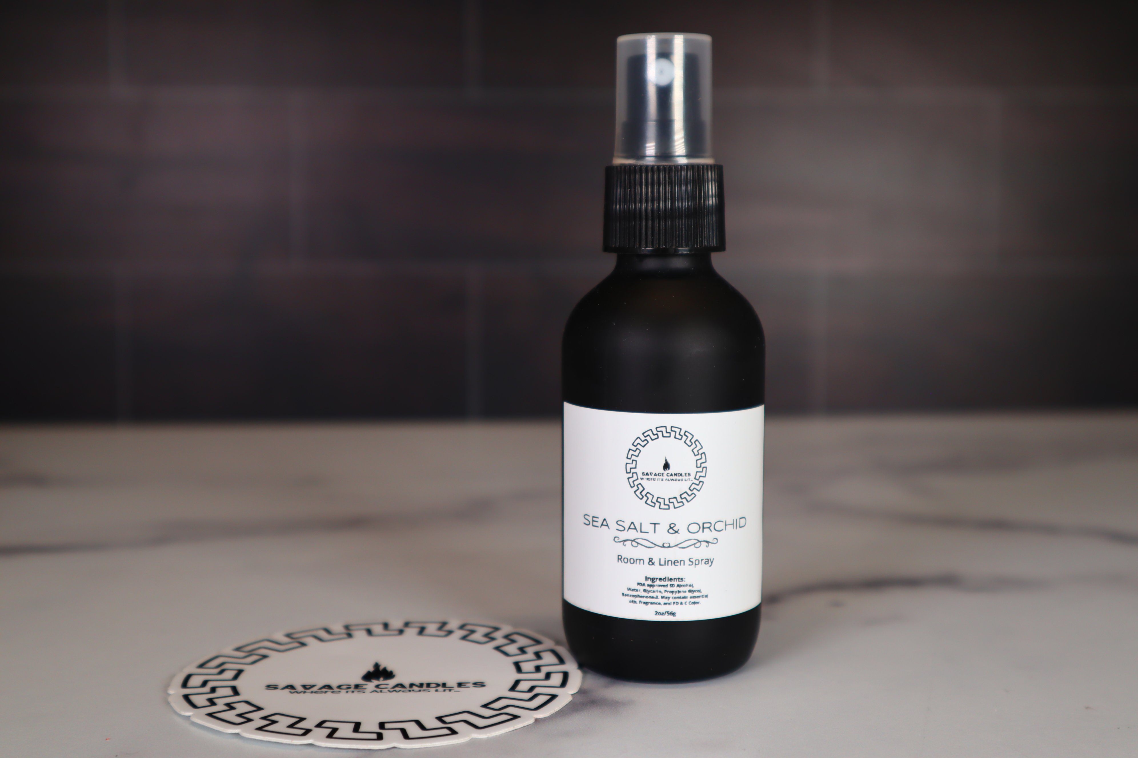 Sea Salt & Orchid (Room & Linen Spray) Room & Linen Spray Savage Candles LLC 