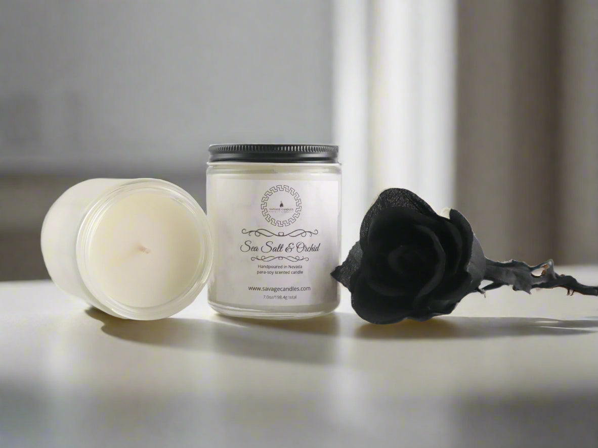 Sea Salt & Orchid Wax Melts SavageCandles 7oz Candle 