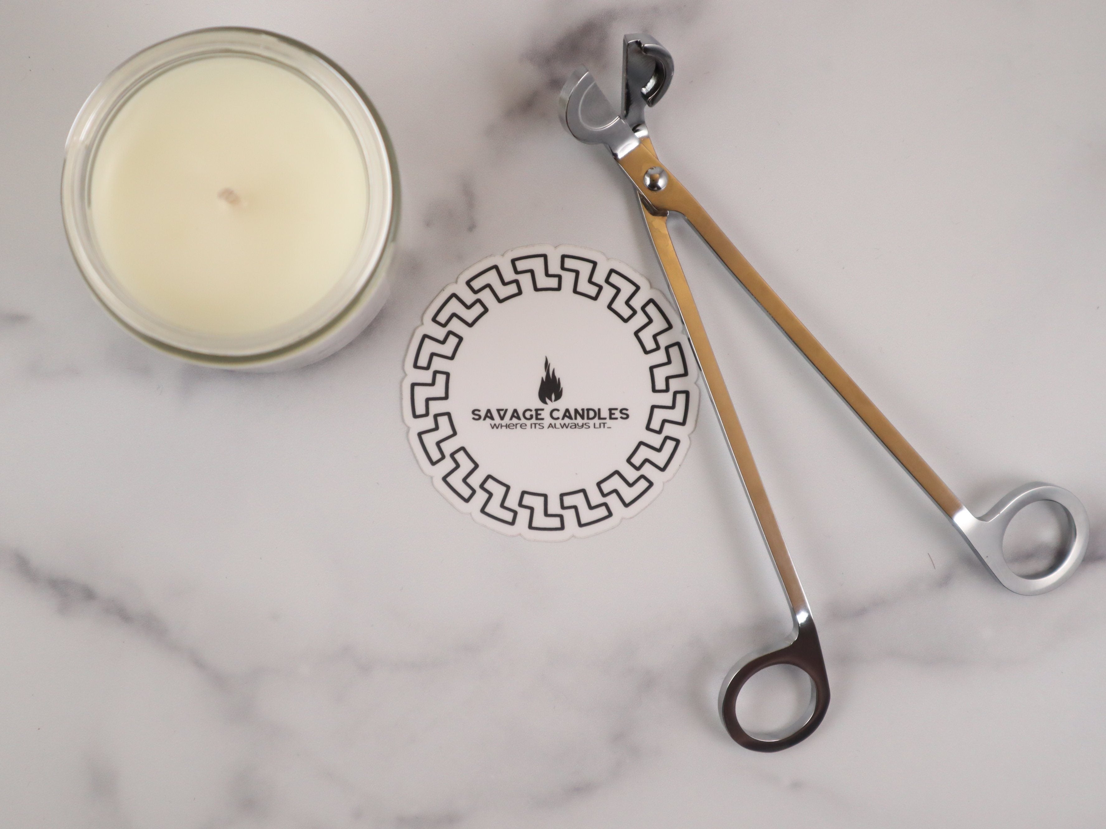 Wick Trimmers Savage Candles Silver 