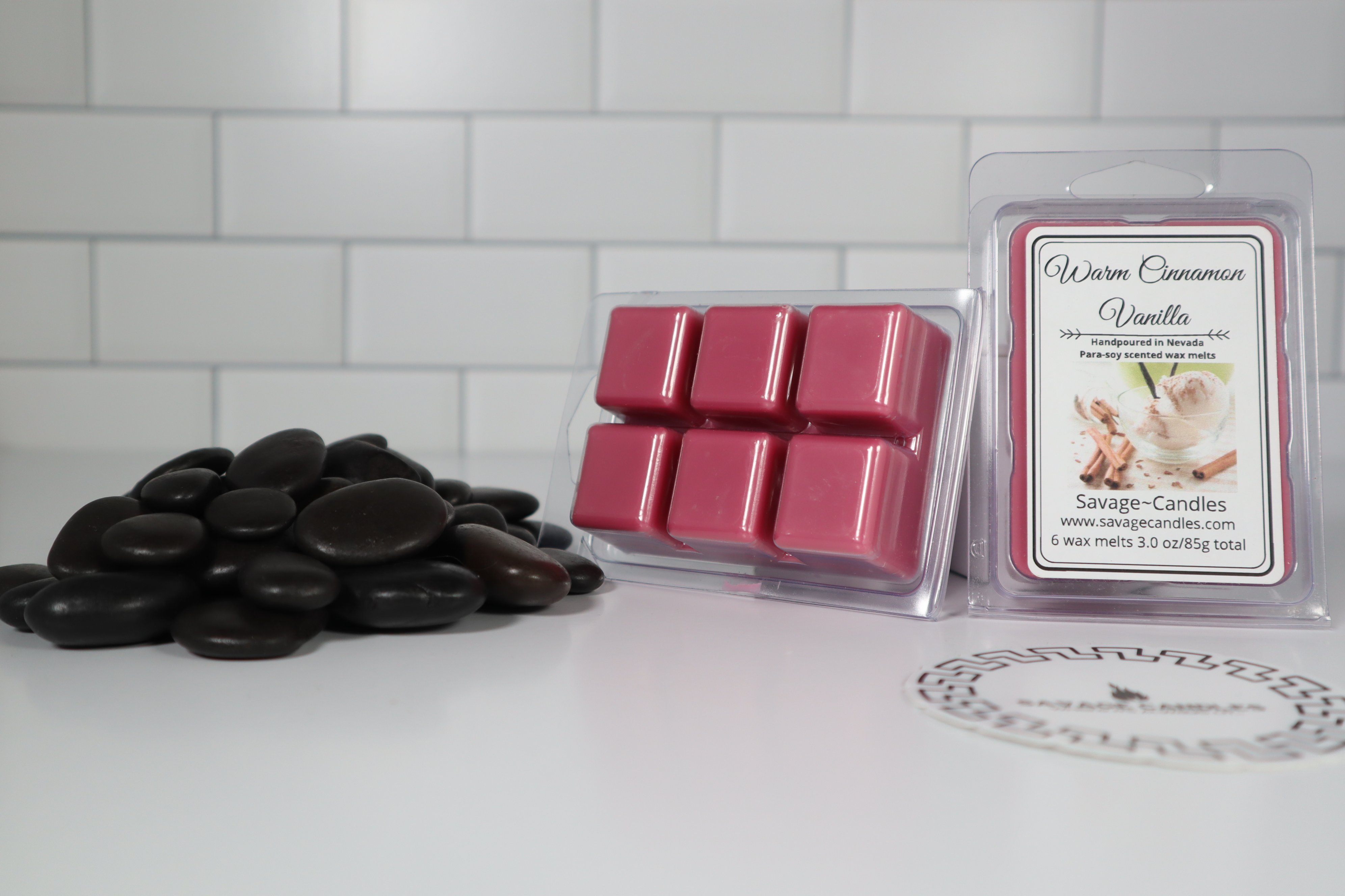 Warm Cinnamon Vanilla Savage Candles 