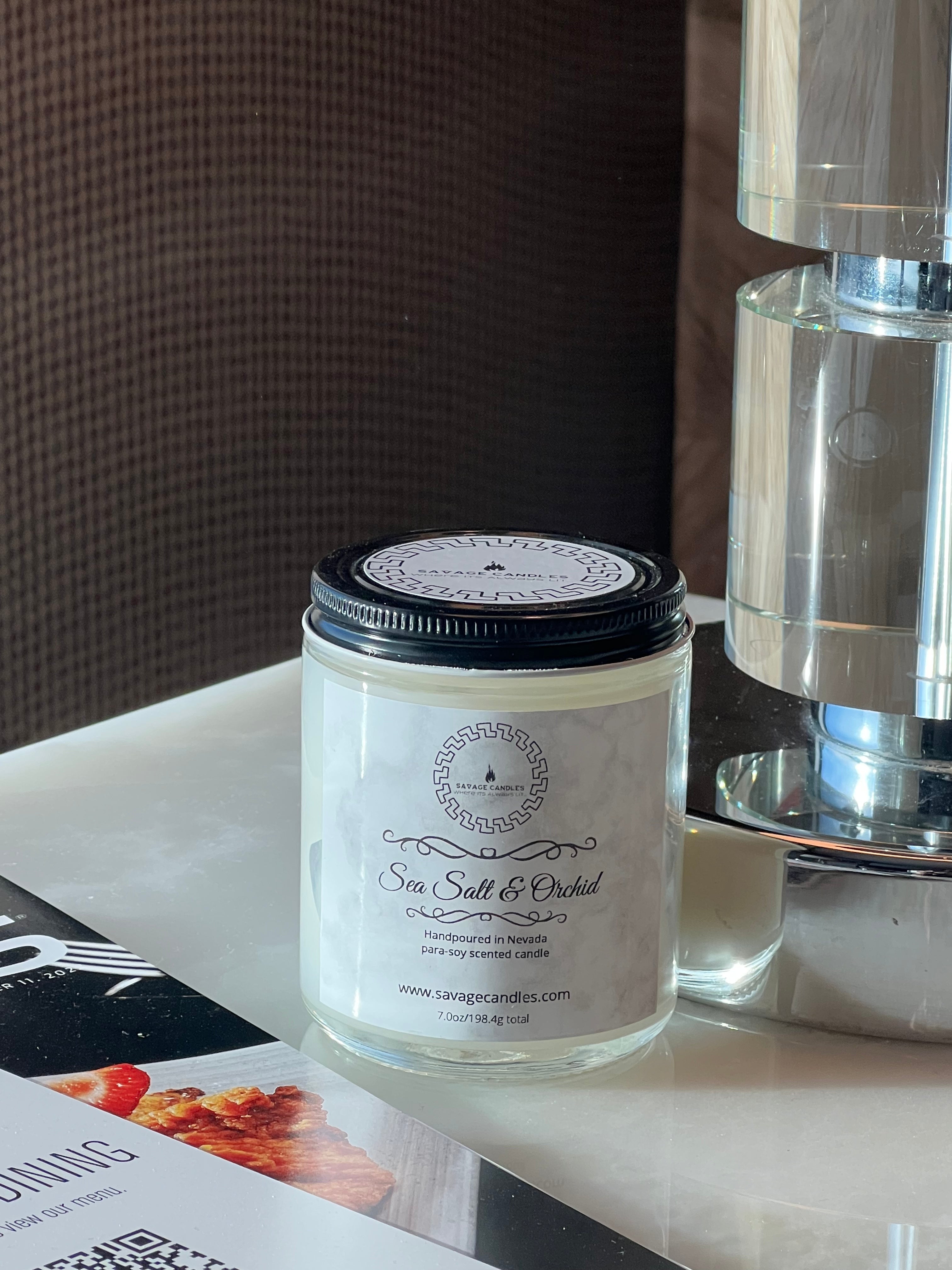Sea Salt & Orchid Candles SavageCandles 